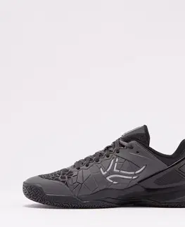 pánske tenisky Pánska tenisová obuv Strong Pro na rôzne povrchy sivo-čierna
