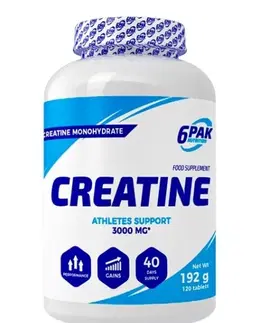 Kreatín monohydrát Creatine Monohydrate tbl. - 6PAK Nutrition 120 tbl.