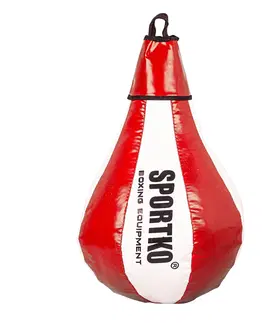 Boxovacie vrecia a hrušky Boxovacie vrece SportKO GP1 24x40cm / 5kg čierno-oranžová