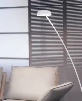 Stojacie lampy Oligo OLIGO Glance stojaca LED zakrivená biela matná