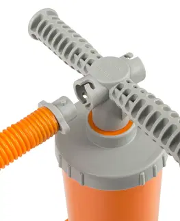 kajak Ručná nízkotlaková dvojčinná pumpa na kajak 1 – 3 PSI, 2 × 1,4 l oranžová