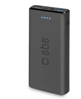 Powerbanky SBS powerbanka 10000 mAh, 2x USB, 2,1 A, čierna TTBB10000FASTK