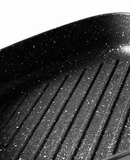 Panvice Panvica Gem GREY na grilovanie s odnimateľnou rukoväťou 28 cm