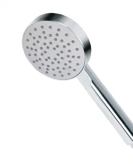 Kúpeľňové batérie MEREO - Viana sprchová batéria s hlavovou guľatou sprchou, šedá CBE60104SA
