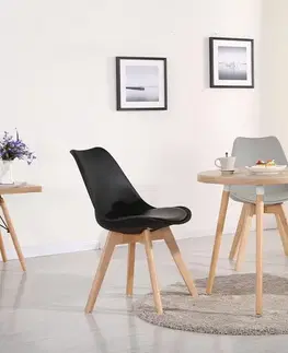 Kuchynské stoličky CROSS II jedálenská stolička, biela