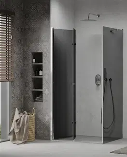 Sprchovacie kúty MEXEN/S - LIMA sprchovací kút 70x80, grafit, chróm 856-070-080-01-40