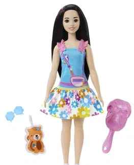 Hračky bábiky MATTEL - Barbie HLL18 Moja Prvá Barbie Bábika – Čiernovláska s Líškou