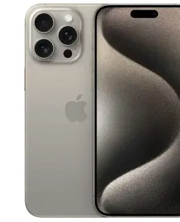 Mobilné telefóny Apple iPhone 15 Pro Max 512 GB Titánová prírodná