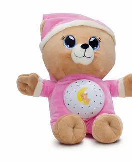 Hračky Teddies Plyšový medvedík Uspávačik 32 cm, ružová