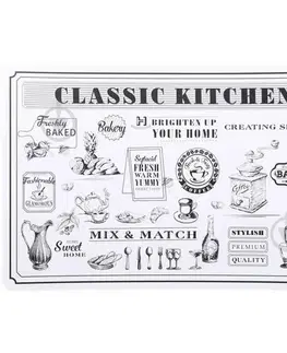 Prestieranie Prestieranie Kitchen biela, 43,5 x 28,5 cm, sada 4 ks