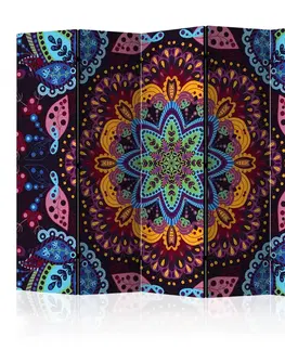 Paravány Paraván Colourful Kaleidoscope Dekorhome 135x172 cm (3-dielny)