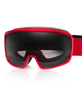 Lyžiarske okuliare Spokey GRAYS lyžiarske okuliare čierno-červené