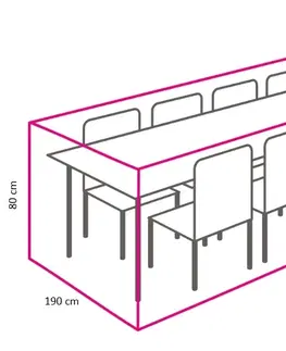 Ochranné plachty Ochranná plachta na stolovú súpravu (190x260x80)