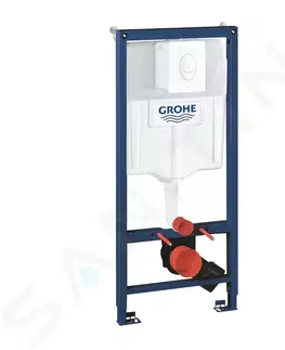 Záchody GROHE - Rapid SL Predstenový inštalačný prvok na závesné WC, nádržka GD2, tlačidlo Skate Air, alpská biela 38722001