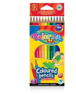 Hračky PATIO - Colorino pastelky hexagonálne 12 farieb