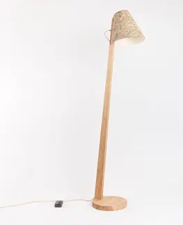Stojacie lampy Almut von Wildheim ALMUT 1411 stojaca lampa zakrivená Ø 30 cm lúka