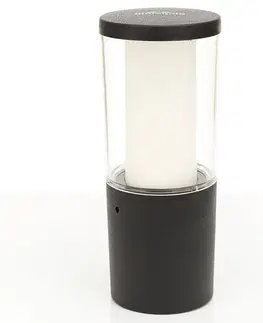 Vonkajšie stojanové svietidlá Fumagalli LED stĺpiková lampa Carlo čierna 3,5 W CCT V 25 cm