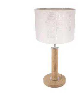 Lampy   7017400511528 - Stolná lampa BENITA 1xE27/60W/230V dub 