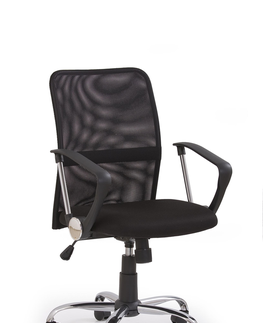 Kancelárske stoličky HALMAR Tony kancelárska stolička s podrúčkami čierna