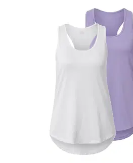 Shirts & Tops Funkčné topy, 2 ks, orgovánový a biely