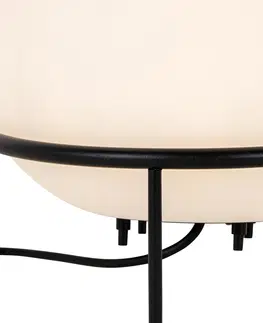 Vonkajsie osvetlenie Dizajnová vonkajšia stolná lampa čierna - Jannie