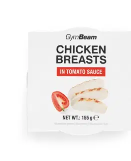 Hotové jedlá GymBeam Chicken breasts in tomato sauce 155 g