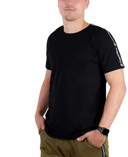 Pánske tričká Pánske tričko inSPORTline Overstrap čierna - L
