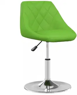 Kancelárske stoličky Kancelárska stolička umelá koža / chróm Dekorhome Zelená