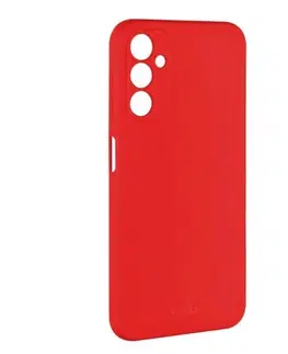 Puzdrá na mobilné telefóny FIXED Story Zadný pogumovaný kryt pre Samsung Galaxy A14/A14 5G, červené FIXST-1072-RD