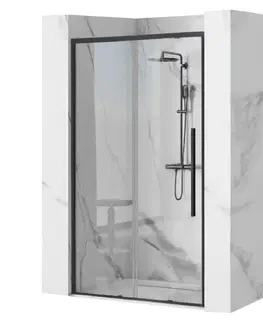 Sprchovacie kúty REA - Posuvné sprchové dvere Solar L/P 120 černé REA-K6312