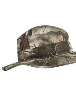 čiapky Poľovnícky priedušný klobúk 500 maskovanie Treemetic