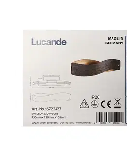 Svietidlá Lucande Lucande - LED Nástenné svietidlo LIAN LED/9W/230V 