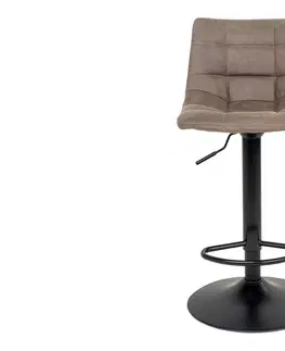 Barové stoličky Norddan Dizajnová barová stolička Dominik svetlohnedá