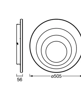 Stropné svietidlá LEDVANCE LEDVANCE Orbis Spiral Round svietidlo Ø 50,5 cm