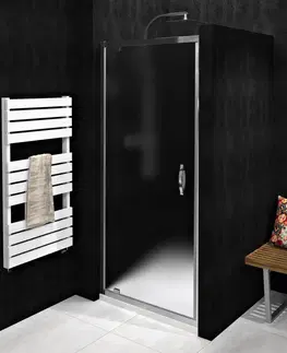 Sprchovacie kúty GELCO - SIGMA SIMPLY sprchové dvere otočné 800 sklo Brick GS3888