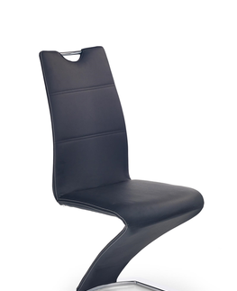Jedálenské stoličky HALMAR K188 jedálenská stolička čierna