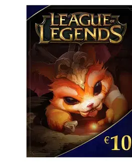 Hry na PC League of Legends elektronická peňaženka 10 € (1380 Riot Points)