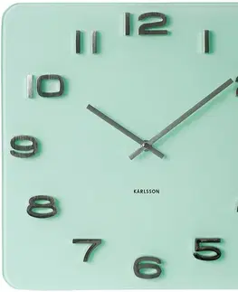 Hodiny Nástenné hodiny Karlsson KA5488PG Vintage pastel green 35cm Poškodené 