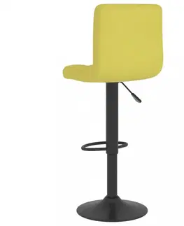 Barové stoličky Barová stolička látka / kov Dekorhome Svetlozelená