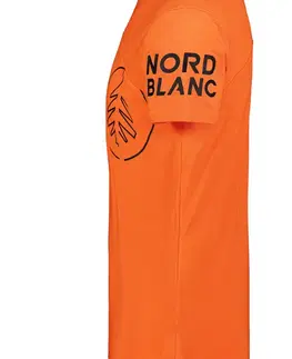 Pánská trička Pánske funkčné cyklo tričko Nordblanc Racing oranžové NBSMF7430_SOO XXXL