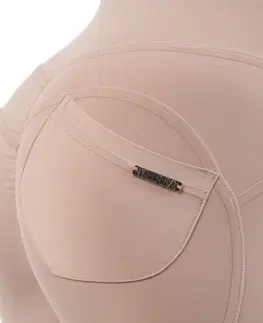 Dámske klasické nohavice Legíny Nebbia Lifting Effect Bubble Butt 587 Cream - L