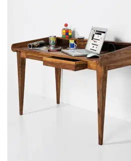 Písacie a pracovné stoly Písací stôl 130x85x70 indický masív palisander