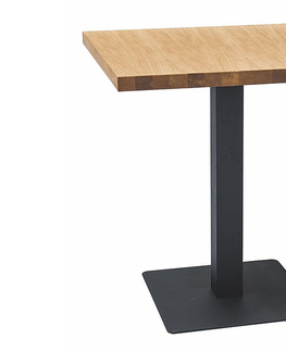 Jedálenské stoly Jedálenský stôl PURO LAMINAT Signal 60x60x76 cm