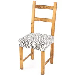Doplnky do spálne 4Home Napínací poťah na sedák na stoličku Comfort Plus Geometry, 40 - 50 cm, sada 2 ks