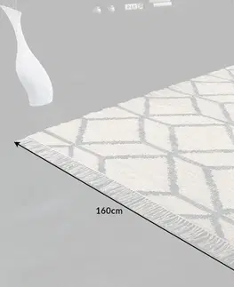Koberce LuxD Dizajnový koberec Sadiya 230 x 160 cm béžovo-modrý