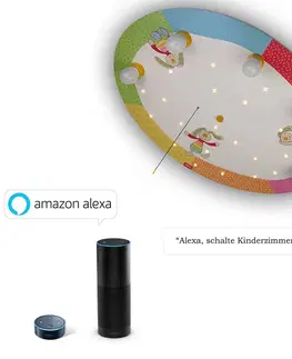 Stropné svietidlá Niermann Standby Stropné svietidlo Rainbow Rabbit+modul Alexa