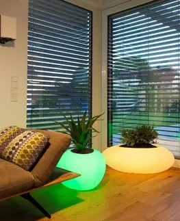 Vonkajšie dekoratívne svietidlá degardo Deko lampa Storus VII LED RGBW, rastlinná biela