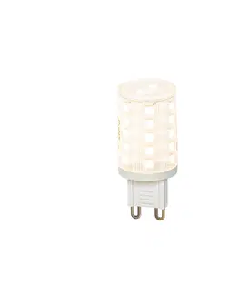 Nastenne lampy Set van 4 smart wandlampen donkerbrons 9,7 cm incl. Wifi G9 - Transfer Groove