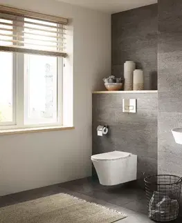 Záchody IDEAL STANDARD - Connect Air Závesné WC s doskou SoftClose, AquaBlade, biela E008701