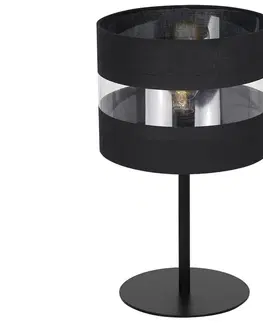 Lampy  Stolná lampa HAVARD 1xE27/60W/230V čierna 